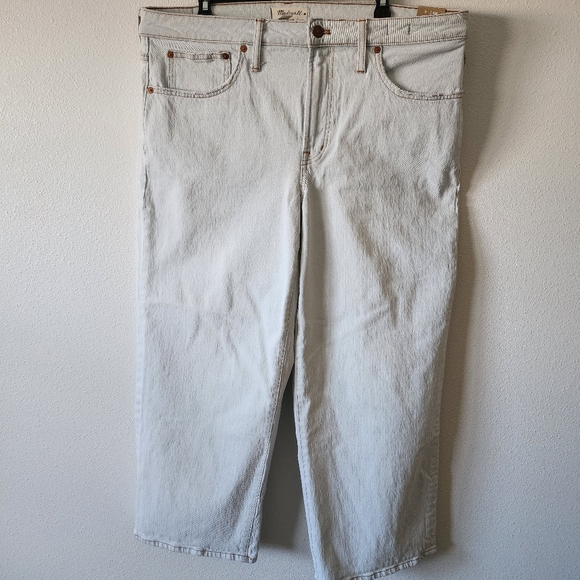 NWT - THE PERFECT VINTAGE WIDE-LEG JEAN by MADEWELL - 14W LIGHT-WASH - Picture 7 of 7